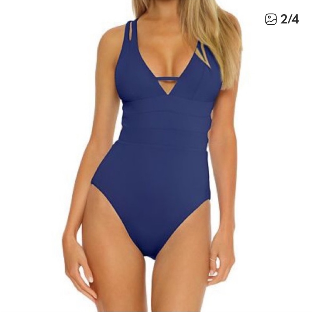 BECCA Deep Blue Women's One Piece Swimsuit
